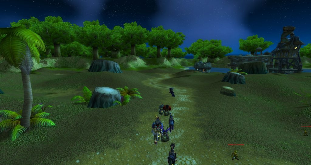 Da Doctas Tour runs past the Venture Company Base Camp in Northern Stranglethorn