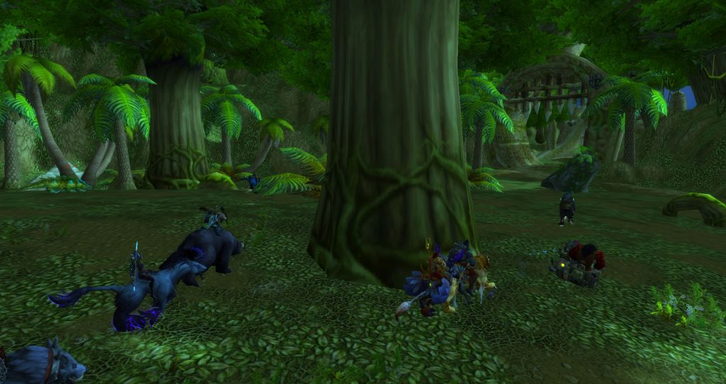 Da Doctas Tour approaches a troll gate in Stanglethorn