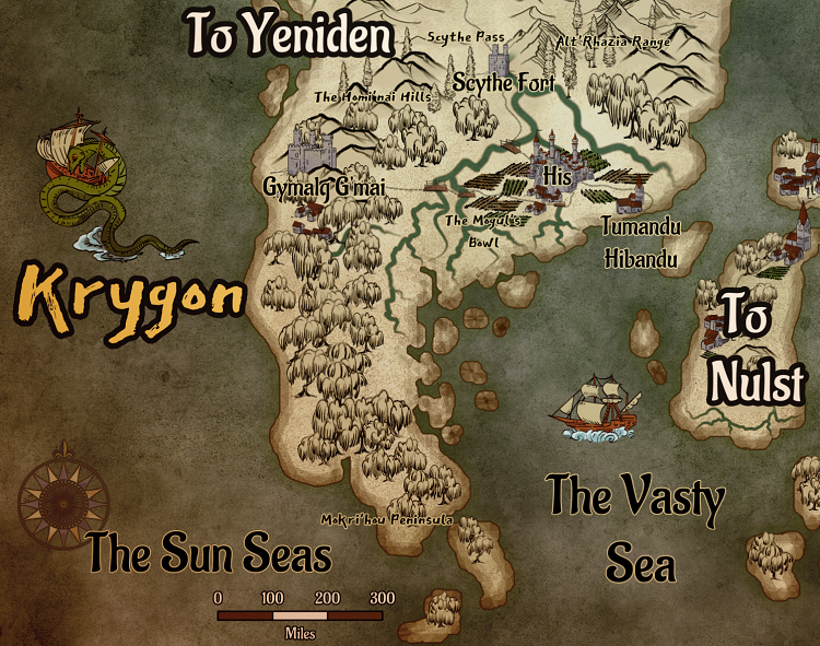 Krygon map