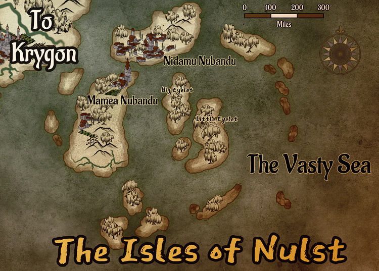 Isles of Nulst map